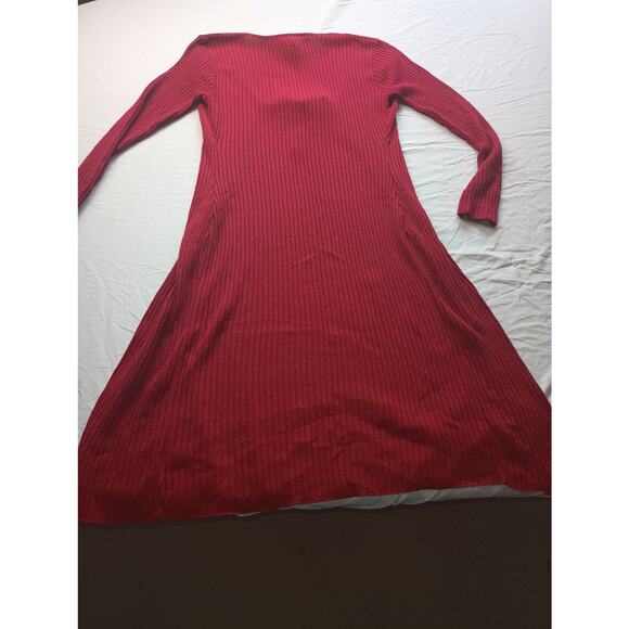 The Great American Sweater Y2K Witchy Open front cardigan Red Glitter Medium - Picture 5 of 5